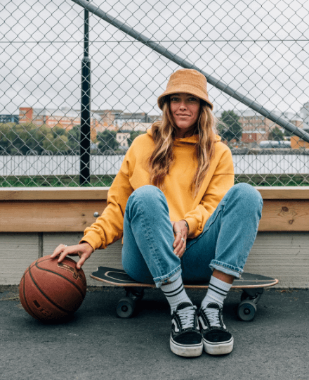 sweat jaune en coton bio knowledge coton apparel