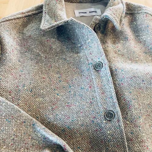 veste samsoe samsoe en laine recyclée