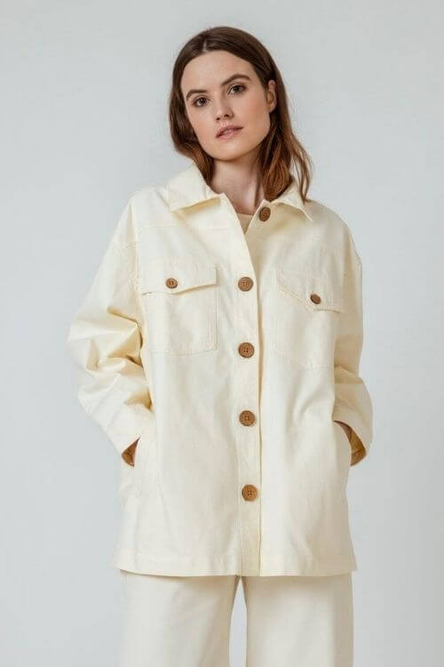 veste mi-saison skfk écru