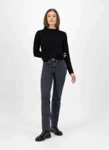 jean noir pour femme marque ethique mud jeans